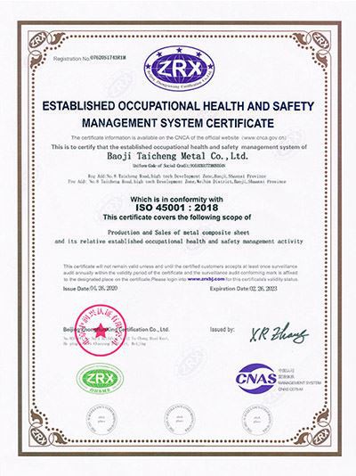 GR2 titanium clad steel plate  Pricelist